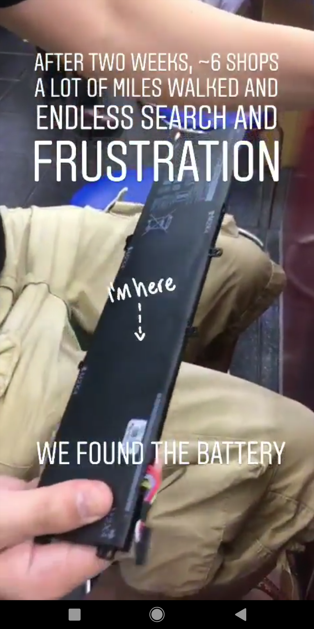 Finalmente in un negozio riescono a farmela
            arrivare per vie strane