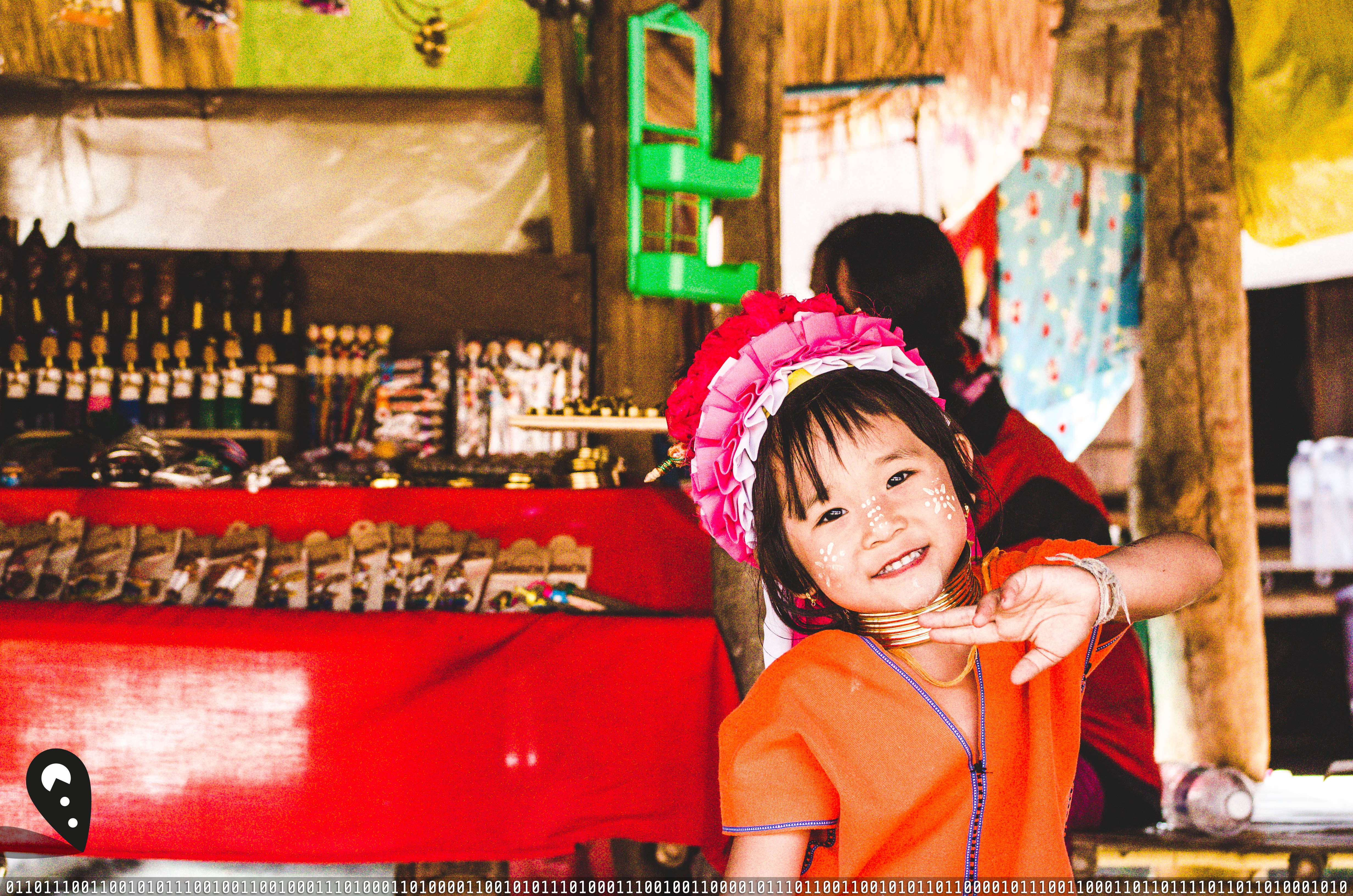 Bimba incontrata in Thailandia