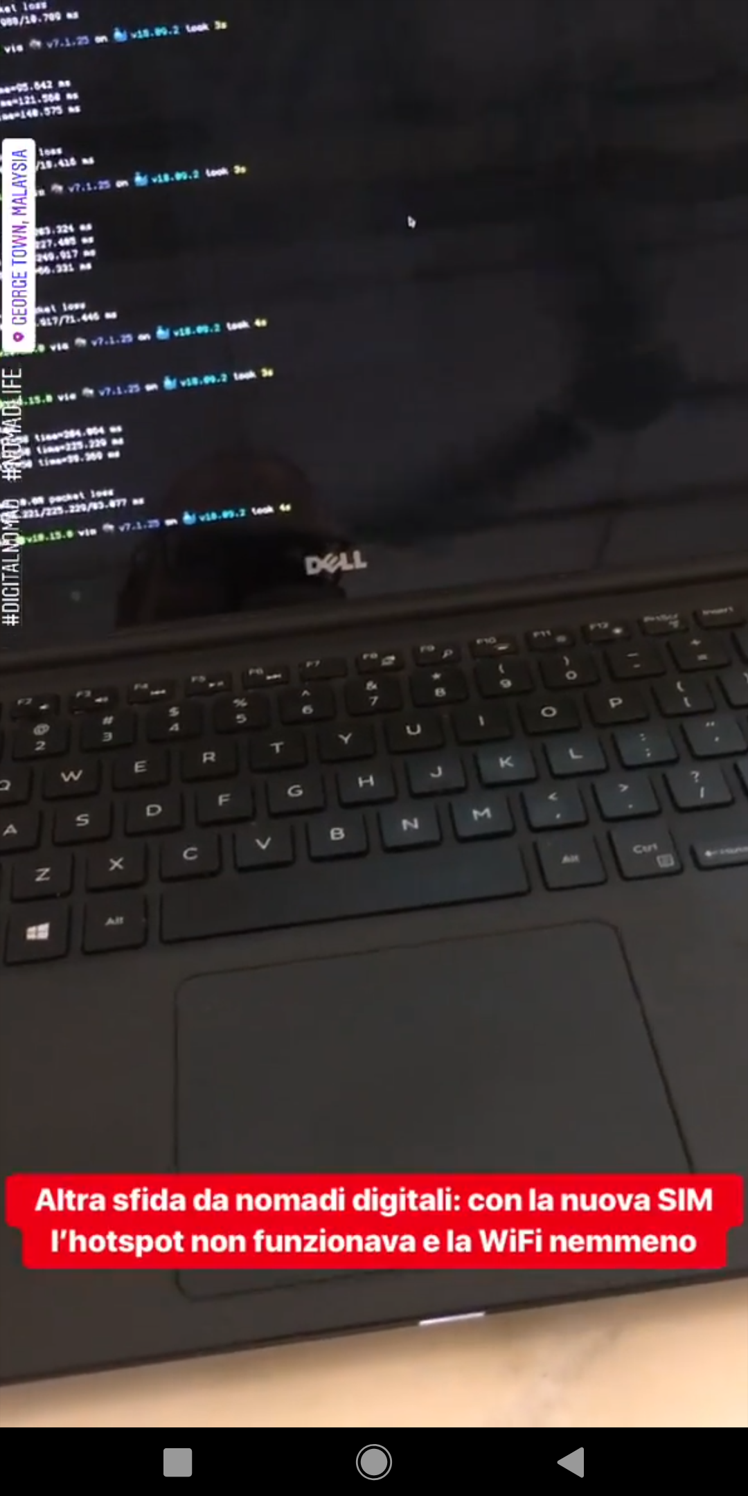 La mia nuova SIM non permetteva hotspot